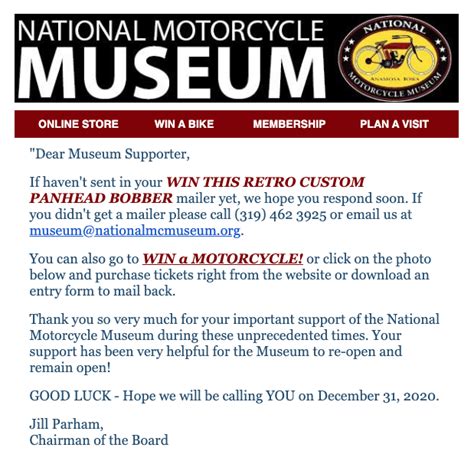 Win this Retro Custom Panhead Bobber & Support the Museum! - Iron Trader News