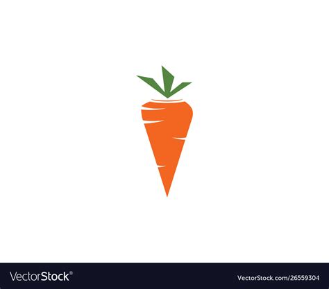 Carrot logo vect Royalty Free Vector Image - VectorStock