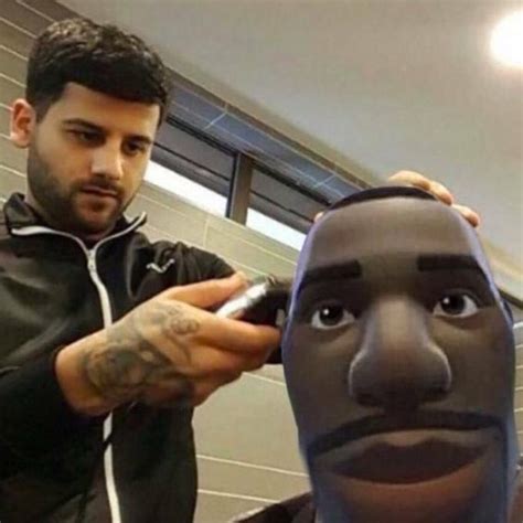 Fortnite Guy Getting a Haircut | Staring Default Fortnite Guy | Know Your Meme