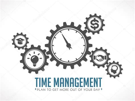 Time management logo - working gears concept — Stock Vector © kosecki ...