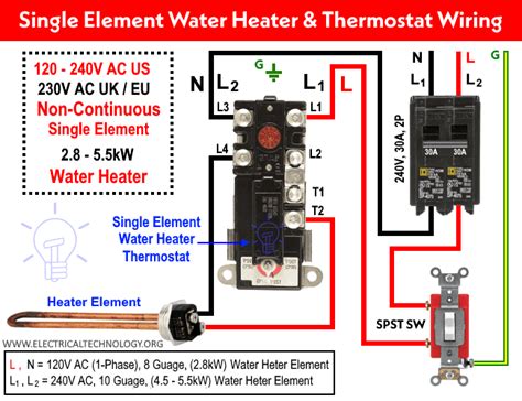 How To Wire Water Heater Thermostat