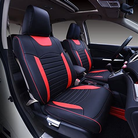 Kust zd5082w Black-red Car seat Covers,Custom Fit Seat Covers Fit for Honda 2015 2016 CRV,Pack ...