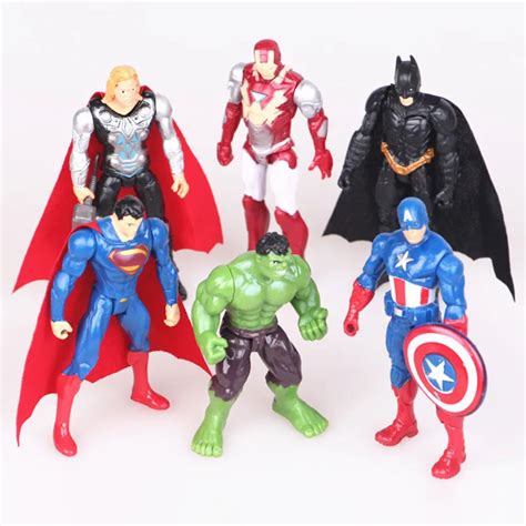 Aliexpress.com : Buy 6pcs/set Avengers Super Hero Figures Toys ...