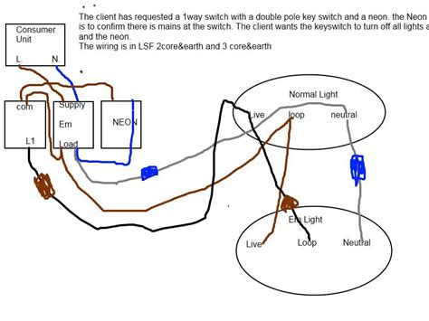 Emergency Light Wiring Diagram Non Maintained | Decoratingspecial.com