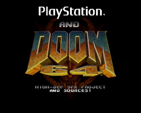 [NEW THREAD] PSX/Doom 64 high-def sound effects and sources - Map Releases & Development - Doomworld