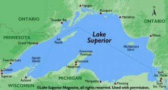 Maximum depth of Lake Superior - Laurentian Great Lakes