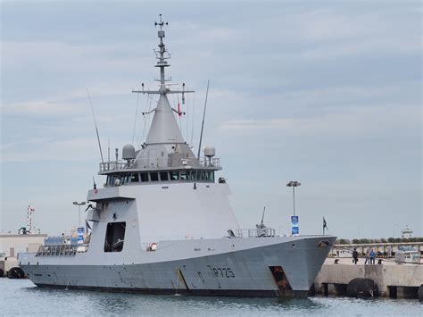 French Navy's P725 L'Adroit, Gowind Class offshore patrol vessel (OPV ...