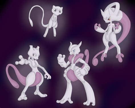 Mew and Mewtwo ( mega evolutsion pokemon x and y ) by MerelYael on DeviantArt