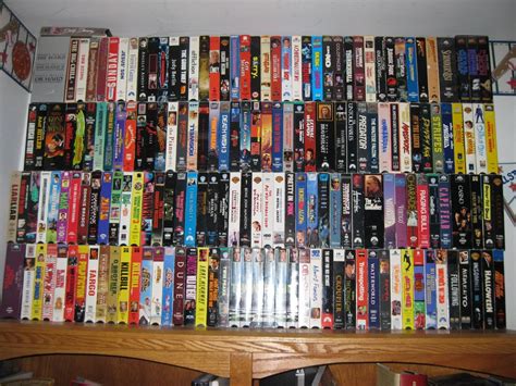 VHS collection as of 8-3-11 (list of all tapes soon to follow if you ...