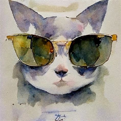 Cool Cat I Digital Art by Amon Moseley - Fine Art America