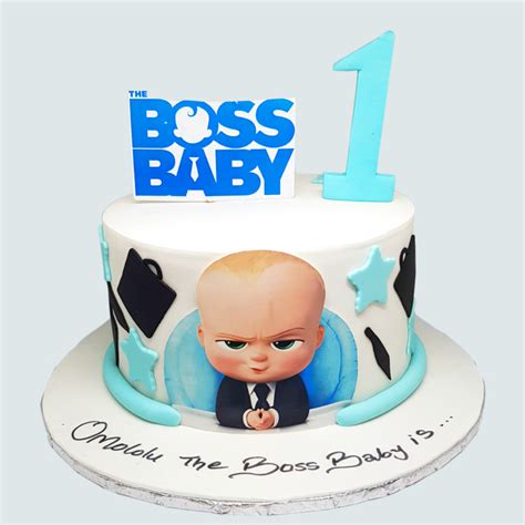 Buy Fondant Boss Baby Birthday Cake-Fondant Boss Baby Birthday Cake