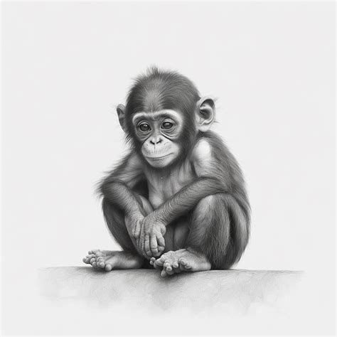 Aggregate more than 74 pencil sketch of monkey best - seven.edu.vn