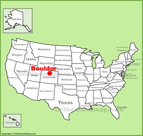 Boulder Co Map