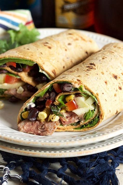 Southwest Style Steak Wrap - The Suburban Soapbox | Recipe | Steak ...