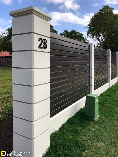 30 Modern Fence Design Ideas - Engineering Discoveries