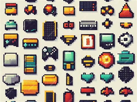 Premium AI Image | Pixel Art Retro Game Designs