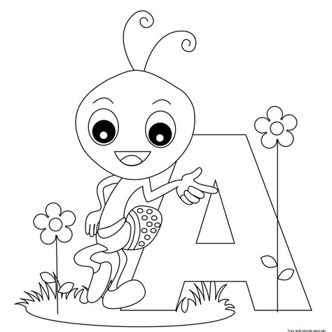 free alphabet letter formation worksheets for kidsFree Printable Coloring Pages For Kids.