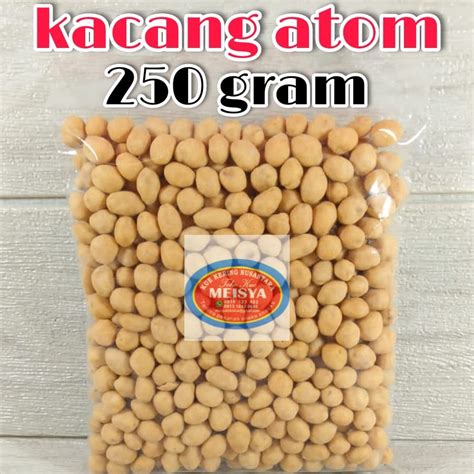 Jual Kacang Atom 250gr / Kacang Oven / Kacang Telor / Kacang Atom Kiloan / Kacang Atom Manis ...