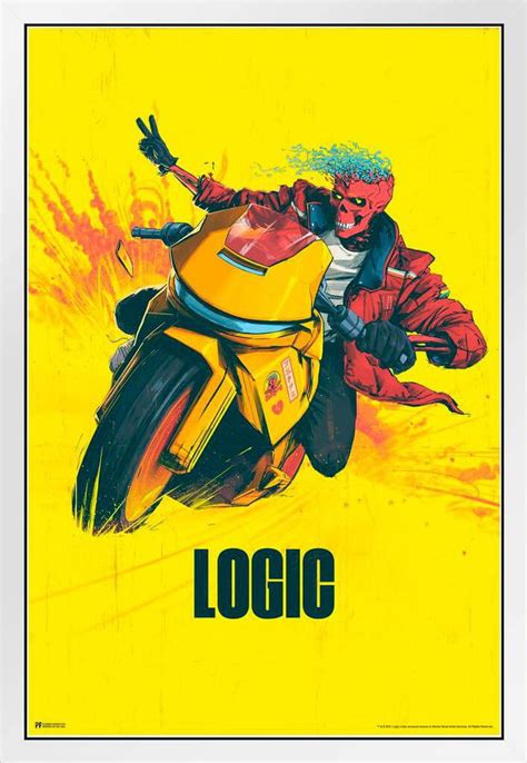 Logic Merch Confessions of a Dangerous Mind Tour Skull Variant Rap Poster Logic Rapper Merch ...