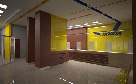 Post office interior design - Virtual Architecture - Zoran Zivic