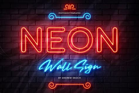 Neon Wall Sign Creator - Design Template Place