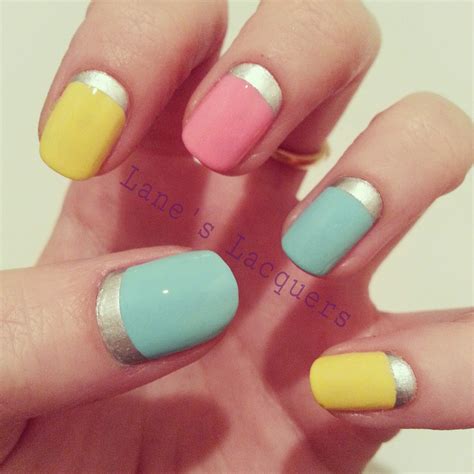 Lane's Lacquers: TPC: Pink, Blue, Yellow