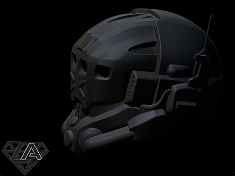 TitanFall 2 Pilot Sci Fi Helmet - 3D Model by LAfactorystore