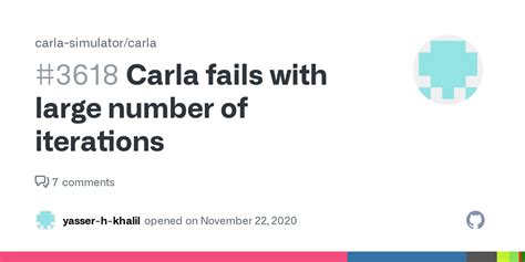 Carla fails with large number of iterations · Issue #3618 · carla-simulator/carla · GitHub