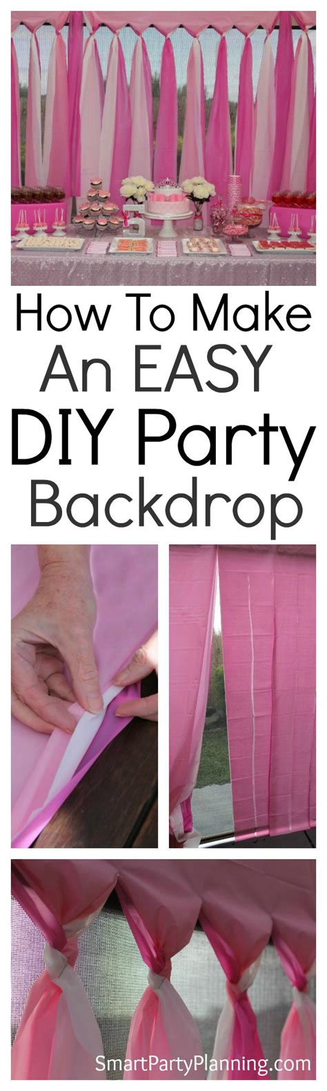 How To Make An Easy DIY Party Backdrop