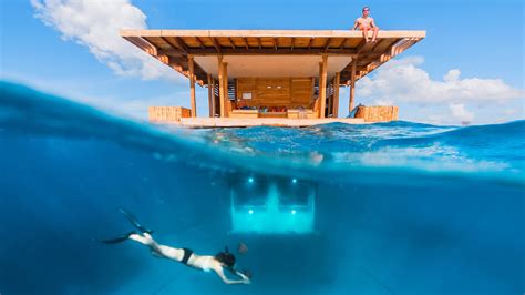 Photos World S First Glass Underwater Hotel Suite At Conrad Maldives