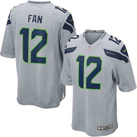 Nike Seattle Seahawks Youth Fan 12 Game Jersey - Gray