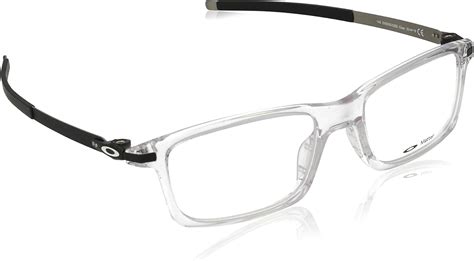 Oakley Rx Eyewear Men's Ox8050 Pitchman Clear Frame Metal/Plastic Eyeglasses, 53mm: Amazon.co.uk ...