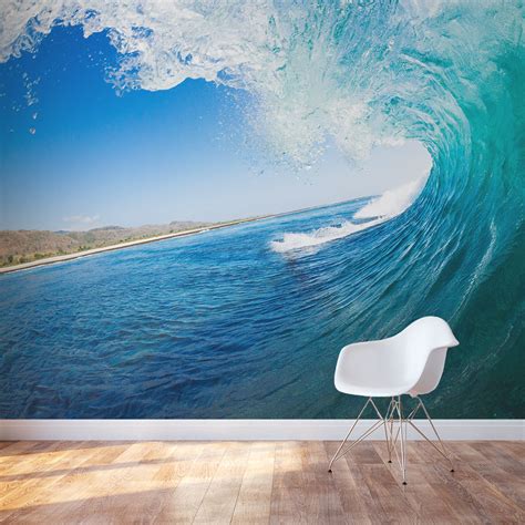 Ocean Wave Wallpaper Mural - Removable | Wallums