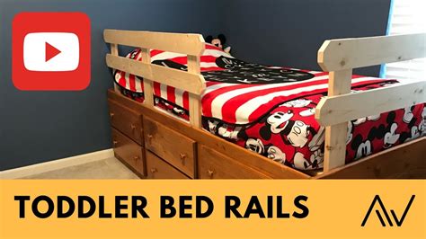 How To Make Your Own Toddler Bed Rail - Hanaposy