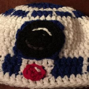 Newborn R2D2 Crochet Hat Pattern | Etsy