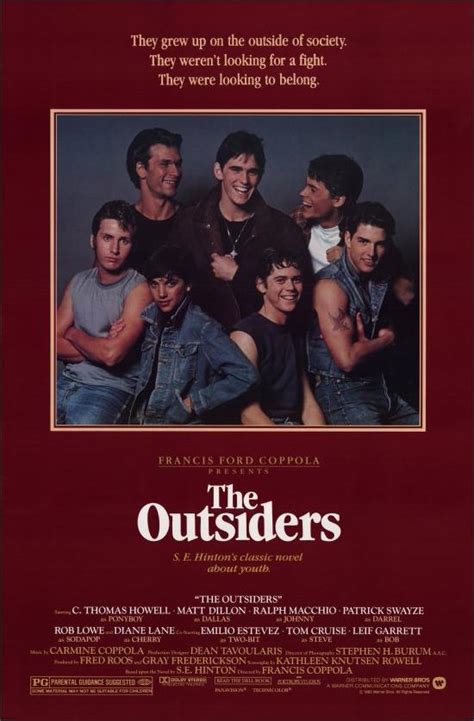 The Outsiders Movie Poster (1983) | Great Movies