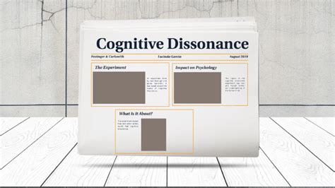 Cognitive Dissonance Experiment by Lucinda Garcia on Prezi