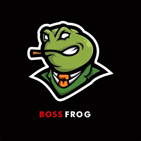 Frog cartoon mascot logo design illustration 8551737 Vector Art at Vecteezy