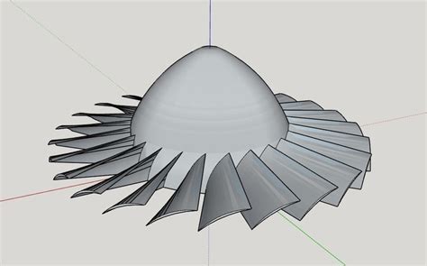 3D Printed Jet Turbine Blade by King Jimmy | Pinshape