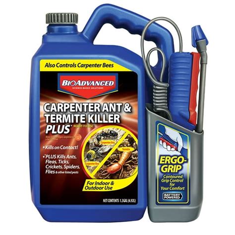 BioAdvanced Carpenter Ant & Termite Killer Plus, Ready-to-Use Battery ...