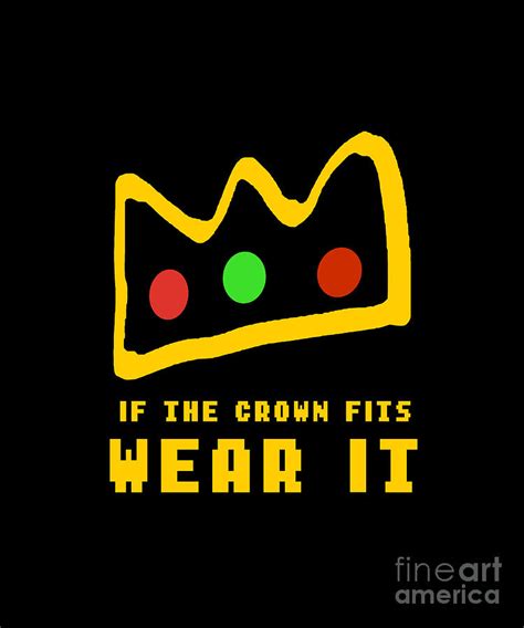 if the crown fits wear it - Crown merch - Dream smp merch Digital Art by TeamDzShirts