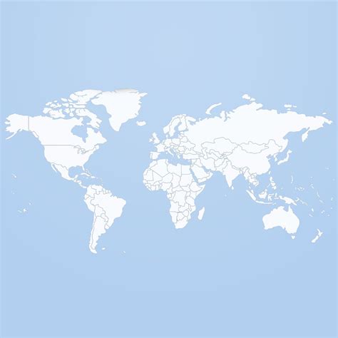 World Map Silhouette w/Borders Vinyl Wall Decal | Vinyl wall decals, World map silhouette, Wall ...