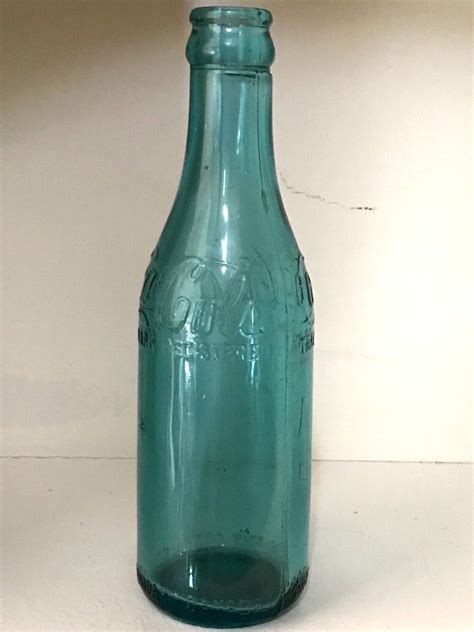 RARE VINTAGE BLUE COCA COLA BOTTLED IN CANADA 6 OZ BOTTLE -- Antique Price Guide Details Page