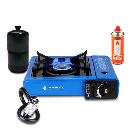 Portable Single Burner Camping Fishing Butane Gas Stove Lightweight With Carry Case 8 Gas ...