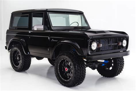 1977 Ford Bronco Jet Black Bronco, 302 Lifted