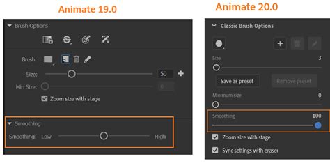 Brush tool in Animate