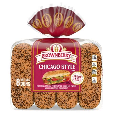 Brownberry® Chicago Style Hot Dog Buns, 8 ct / 14 oz - Pick ‘n Save