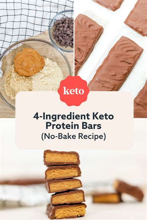 4-Ingredient Keto Protein Bars (no-bake recipe) - Thinlicious