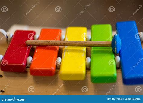 Colorful Xylophone for Kids Indoors at a Preschool Stock Photo - Image of toys, pride: 141377066