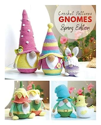 Crochet patterns Gnomes Spring edition (Crochet gnomes): Amazon.co.uk: Ermolova, Mariia ...